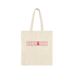 Load image into Gallery viewer, Breast Cancer Survivor Tote Bag
