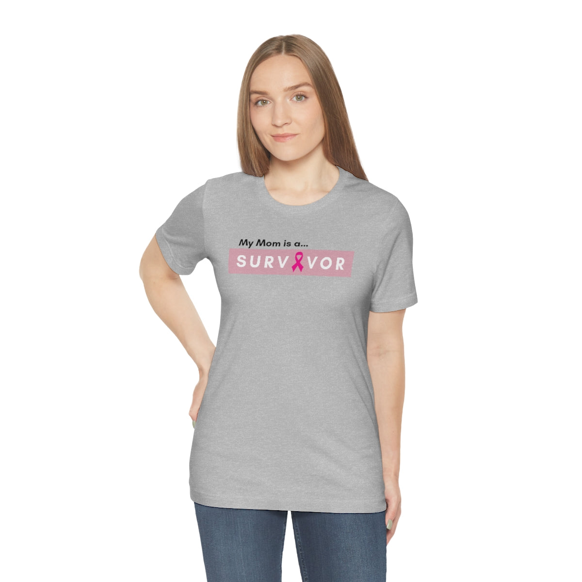 Breast Cancer Mom Survivor T-shirt