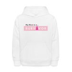 Load image into Gallery viewer, Kids&#39; Breast Cancer Mom Survivor Hoodie - white
