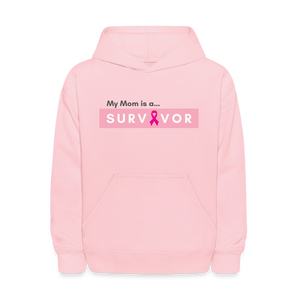 Kids' Breast Cancer Mom Survivor Hoodie - pink