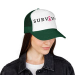 Load image into Gallery viewer, Survivor Trucker Hat — Pink Ribbon Breast Cancer Awareness
