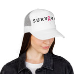 Load image into Gallery viewer, Survivor Trucker Hat — Pink Ribbon Breast Cancer Awareness
