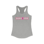 Load image into Gallery viewer, Breast Cancer Survivor Racerback Tank
