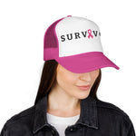 Load image into Gallery viewer, Survivor Trucker Hat — Pink Ribbon Breast Cancer Awareness
