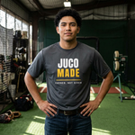 Load image into Gallery viewer, “JUCO MADE - Earned, Not Given" Athletic T-shirt
