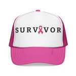 Load image into Gallery viewer, Breast Cancer Survivor Trucker Hat
