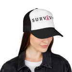 Load image into Gallery viewer, Survivor Trucker Hat — Pink Ribbon Breast Cancer Awareness
