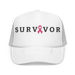 Load image into Gallery viewer, Breast Cancer Survivor Trucker Hat
