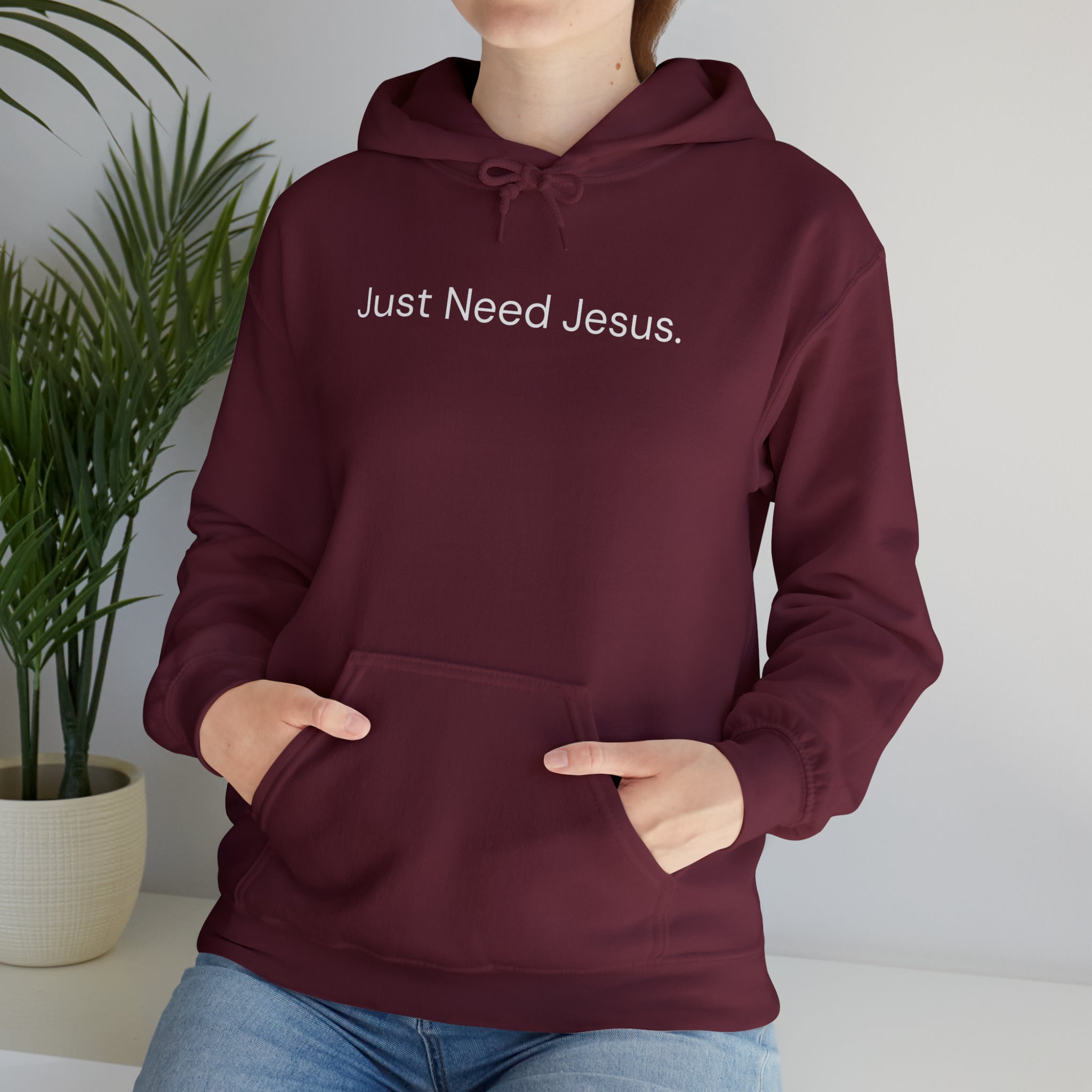 Just Need Jesus. Hoodie (Unisex)