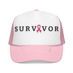 Load image into Gallery viewer, Breast Cancer Survivor Trucker Hat
