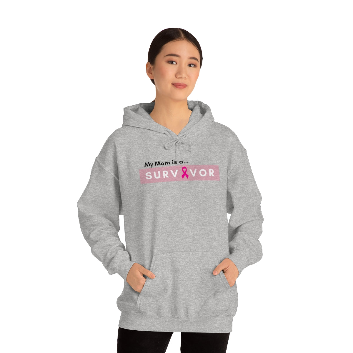 Breast Cancer Mom Survivor Hoodie